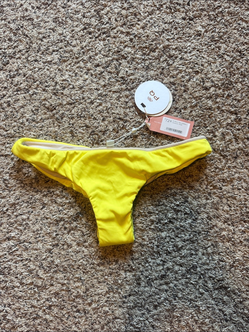 PQ Swim Sunburst Yellow Swimwear Bikini Bottom